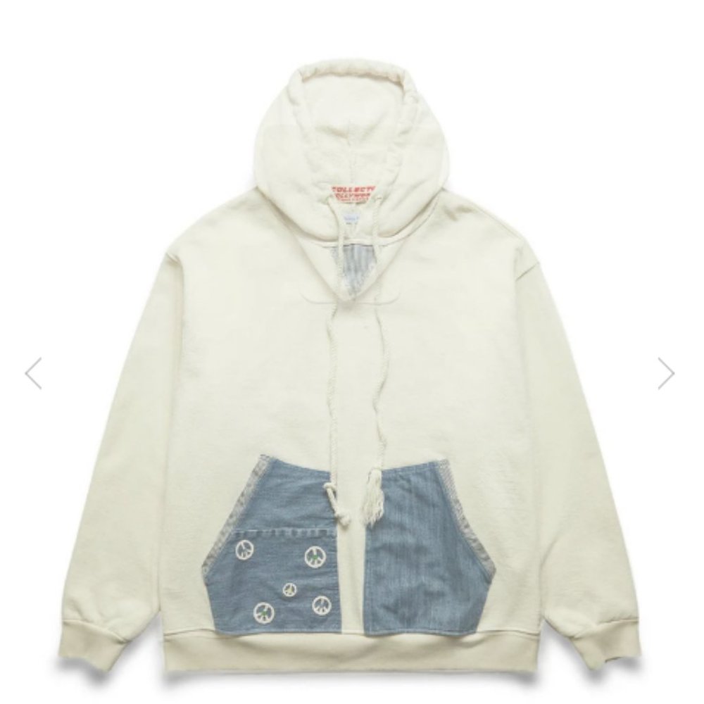 Dr. Collector's Jefferson Peace Hoodie in Off White